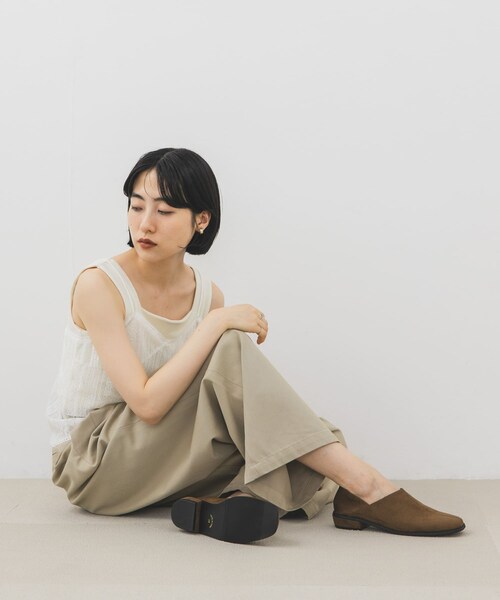 KBF（ケイビーエフ）の「ピーチスキンスライドシューズ（その他シューズ・レディース・BLACK/BROWN・36/37/38）」の19枚目の写真