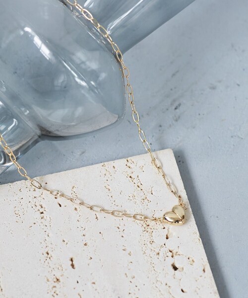 ROPE' PICNIC（ロペピクニック）の「マグネットハートボールドチェーンネックレス/2WAY（ネックレス・レディース・ゴールド/シルバー・F）」の4枚目の写真