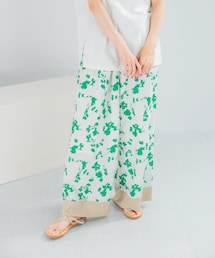 URBAN RESEARCH ROSSO WOMEN | フラワーモチーフプリントパンツ(その他パンツ)