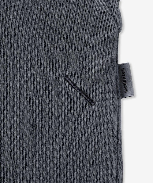 Saturdays NYC（サタデーズ ニューヨークシティ ）の「Fulton Pigment Dyed Sweatpants | WOMEN（その他パンツ・レディース・チャコール/キナリ/ブルー・L/M/S）」の17枚目の写真