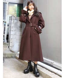 MURUA | セーラーカラーコート(チェスターコート)