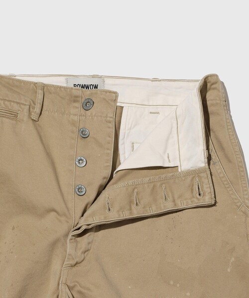ADAM ET ROPE'(アダムエロペ)の「【BOWWOW/バウワウ】41 KHAKI TROUSERS AGED(その他パンツ・メンズ・ベージュ・L/M)」の7枚目の写真