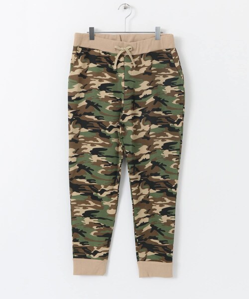 ITEMS URBANRESEARCH（アイテムズ アーバンリサーチ）の「カモフラ裏毛リブパンツ（スウェットパンツ・メンズ・CHA/D.BRN/L.BRN/RED・38/40）」の11枚目の写真