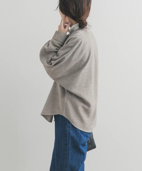 URBAN RESEARCH DOORS（アーバンリサーチドアーズ）の「ドルマンバンドカラーシャツ（シャツ/ブラウス・レディース・BEIGE/CHARCOAL・Free）」の21枚目の写真