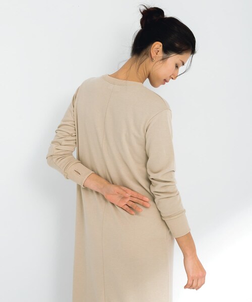 URBAN RESEARCH Sonny Label（アーバンリサーチサニーレーベル）の「SLAB　Sweat Comfort One-Piece（ワンピース・レディース・チャコール/グレージュ・FREE）」の22枚目の写真