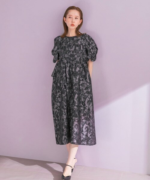 URBAN RESEARCH ROSSO（アーバンリサーチロッソ）の「ANDRESD　JACQUARD DRESS（ワンピース・レディース・L.GRAY/GRAY・M）」の6枚目の写真