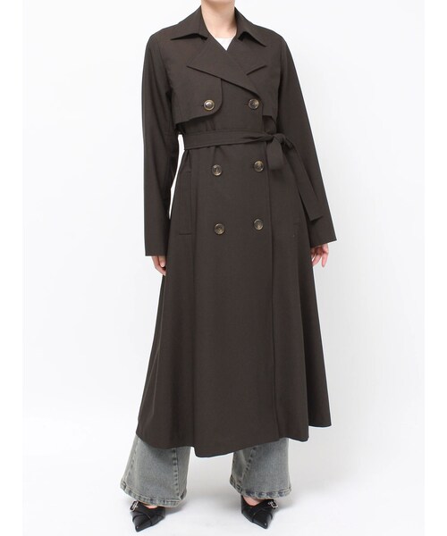 RESEXXY（リゼクシー） 2WAYセパレートフレアトレンチコート （BRN） RESEXXY（リゼクシー）の「2WAY セパレートフレアトレンチコート