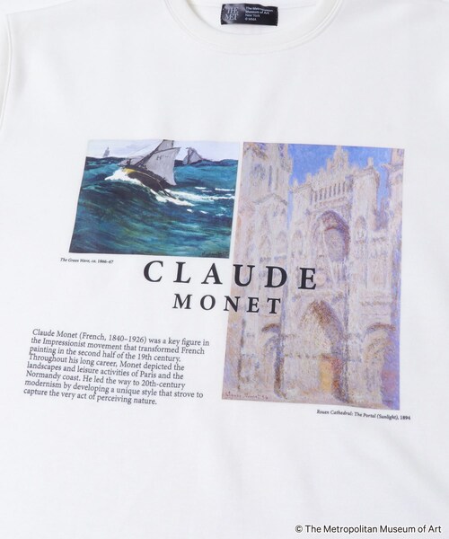 SENSE OF PLACE by URBAN RESEARCH（センスオブプレイスバイアーバンリサーチ）の「『別注』THE MET×SENSE OF PLACE　SHORT-SLEEVE T-SHIRTS B（Tシャツ/カットソー・メンズ・WHITE/BLACK/L.PURPLE・M/L）」の13枚目の写真