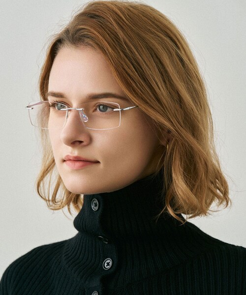 SENSE OF PLACE by URBAN RESEARCH（センスオブプレイスバイアーバンリサーチ）の「NUEF　nuef0142（メガネ・レディース・GOLD/SILVER・One）」の6枚目の写真