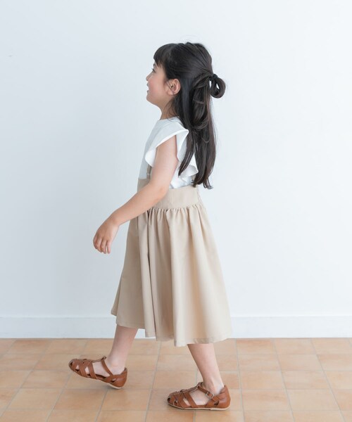 URBAN RESEARCH DOORS(アーバンリサーチドアーズ)の「キャミソールジャンパースカート(KIDS)(ワンピース・キッズ・KHAKI/BEIGE・105/120/135)」の10枚目の写真