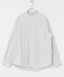 URBAN RESEARCH DOORS | ピーチ起毛 バンドカラー ロングスリーブシャツ(シャツ/ブラウス)