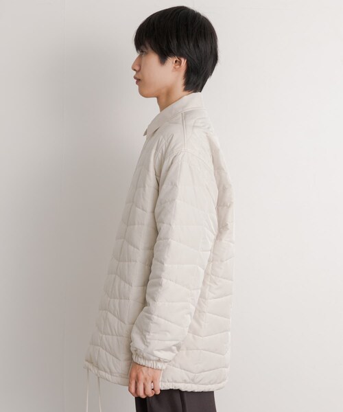 SENSE OF PLACE by URBAN RESEARCH（センスオブプレイスバイアーバンリサーチ）の「パデットキルティングコーチジャケット（その他アウター・メンズ・KHAKI/IVORY/BLACK・M/L）」の15枚目の写真