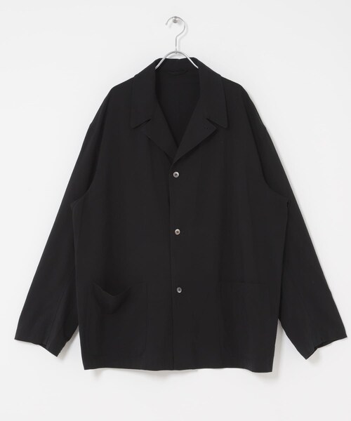 URBAN RESEARCH（アーバンリサーチ）の「HERILL　Silkcotton nep Workjacket（ブルゾン・メンズ・Black・2/3）」の4枚目の写真
