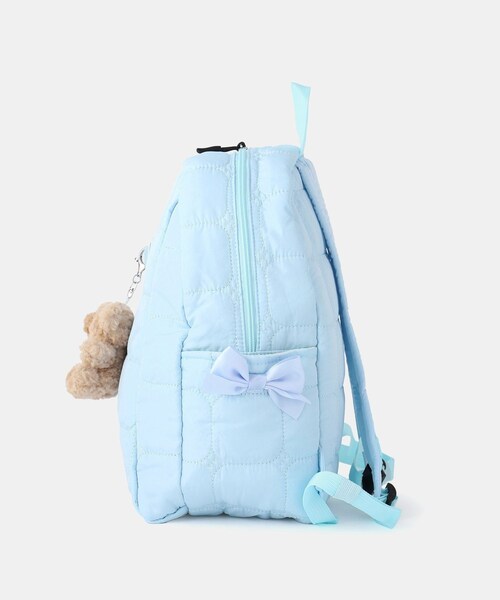 ROPE' PICNIC(ロペピクニック)の「【KIDS/キッズ】くまマスコット付キルティングリュック(バックパック/リュック・キッズ・キナリ/サックス・S)」の10枚目の写真