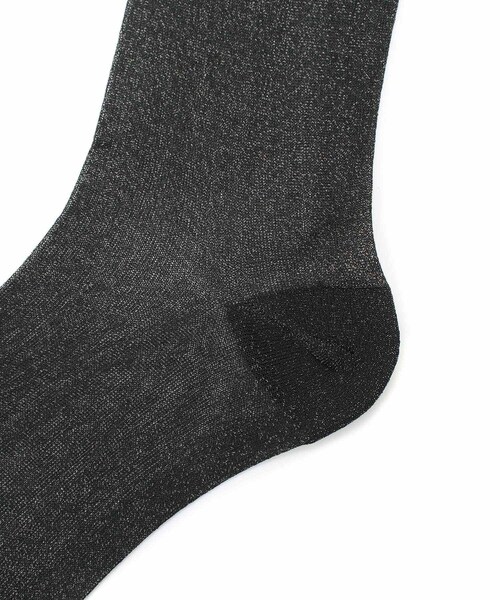 ROPE' PICNIC（ロペピクニック）の「シアーラメソックス（ソックス/靴下・レディース・ブラック/ホワイト系/ローズピンク/シルバー/グリーン系/ピンク・F）」の10枚目の写真