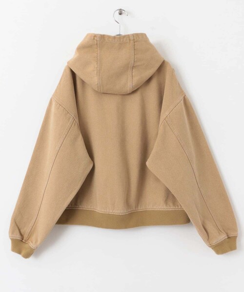 URBAN RESEARCH Sonny Label（アーバンリサーチサニーレーベル）の「ダックフーデッドショートブルゾン（ブルゾン・メンズ・キャメル/ブラック・M/L）」の22枚目の写真