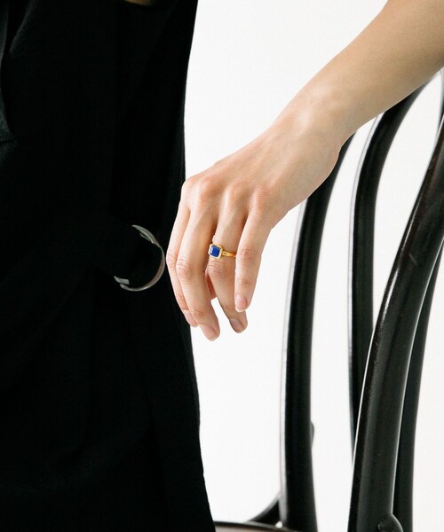 URBAN RESEARCH（アーバンリサーチ）の「decor『デコール』　石のリング ラピスラズリ（リング・レディース・Gold/Silver・11/13）」の13枚目の写真