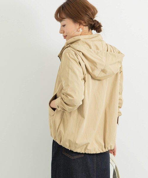 URBAN RESEARCH Sonny Label（アーバンリサーチサニーレーベル）の「マウンテンパーカー（マウンテンパーカー・レディース・カーキ/ブラック/ベージュ/ネイビー・34/36/38/40）」の18枚目の写真