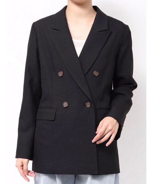ダブルブレストテーラードジャケット
