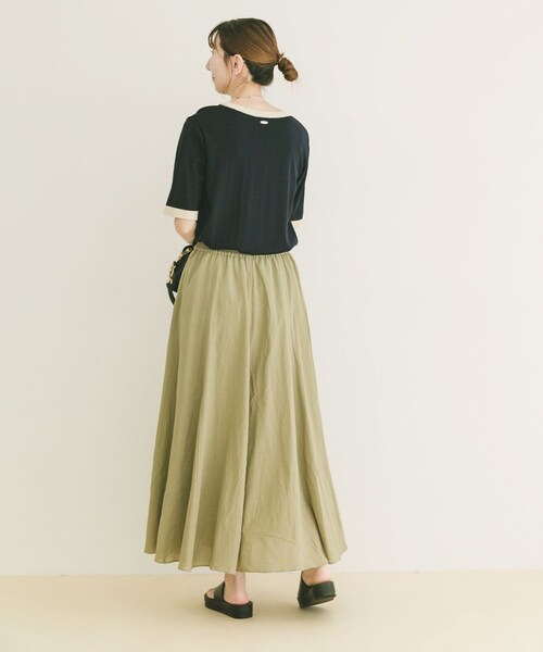 ITEMS URBANRESEARCH（アイテムズ アーバンリサーチ）の「コットン楊柳フレアスカート（スカート・レディース・GRY/BRN/L/KHK・Free）」の22枚目の写真