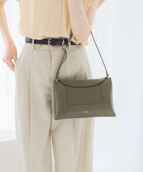 URBAN RESEARCH ROSSO（アーバンリサーチロッソ）の「WANDLER　Penelope Slouch Bag（ショルダーバッグ・レディース・Sea Crust/BlackCrust/OliveCrust/Rose Crust・-）」の16枚目の写真