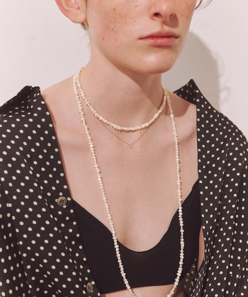 ROPE'（ロペ）の「【J'aDoRe限定】【les bonbon】effortles pearl choker（ネックレス・レディース・シルバー・F）」の6枚目の写真