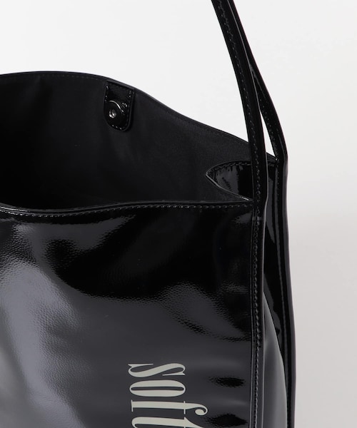 SENSE OF PLACE by URBAN RESEARCH（センスオブプレイスバイアーバンリサーチ）の「エナメルトートバッグ（トートバッグ・レディース・IVORY/BLACK/BEIGE・one）」の16枚目の写真