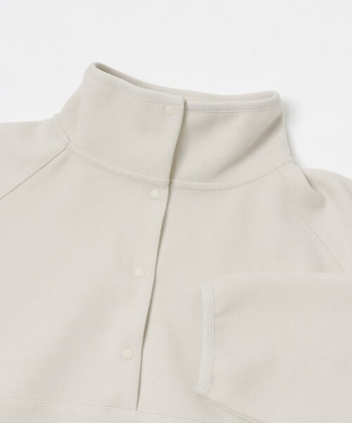 EKAL（エカル）の「ウォームドジャージスタンドプルオーバー（その他トップス・レディース・アイボリー/ブラック/ブラウン・one）」の13枚目の写真