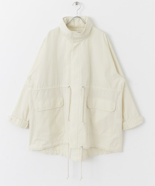 URBAN RESEARCH Sonny Label（アーバンリサーチサニーレーベル）の「ミリタリーナイロンブルゾン（ブルゾン・レディース・チャコール/アイボリー/カーキ・FREE）」の12枚目の写真