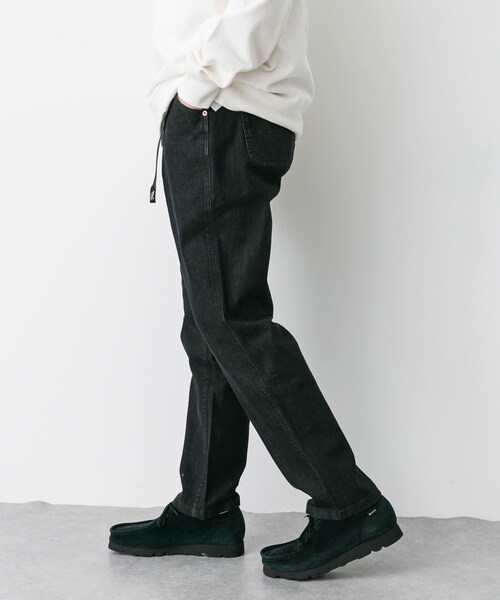 URBAN RESEARCH DOORS（アーバンリサーチドアーズ）の「『別注』Gramicci　Mountain Tuck Pants（デニムパンツ・メンズ・BLACK/MediumUsed/Dark Used/O.W.・S/M/L/XL）」の10枚目の写真