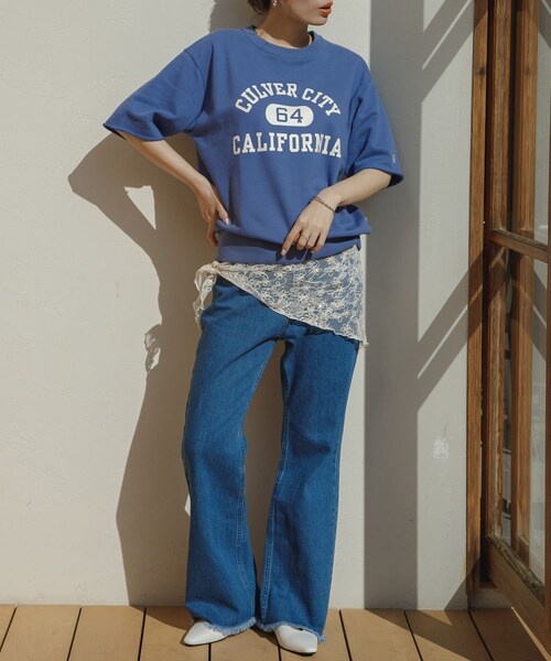 URBAN RESEARCH Sonny Label（アーバンリサーチサニーレーベル）の「チュールエンブロイダリーストール（ストール/ショール・レディース・オフ/ブラック・one）」の9枚目の写真