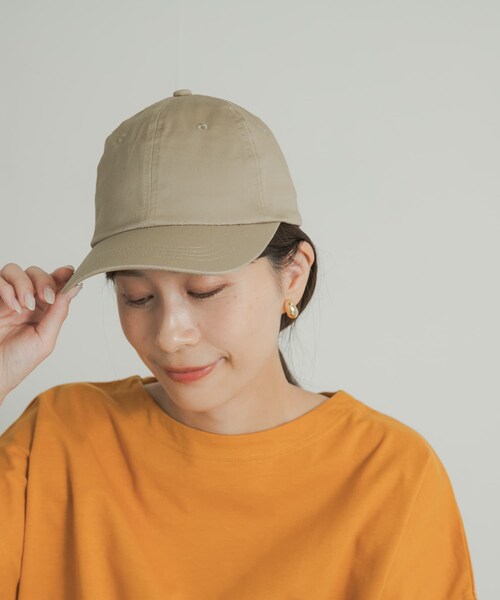 URBAN RESEARCH DOORS(アーバンリサーチドアーズ)の「ツイルキャップ(キャップ・レディース・BEIGE/ECRU/BLACK・one)」の4枚目の写真