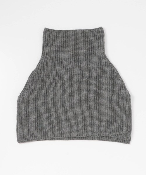 RODE SKO（ロデスコ）の「リブネックウォーマー（ネックウォーマー/スヌード・レディース・GRAY/BEIGE・one）」の13枚目の写真