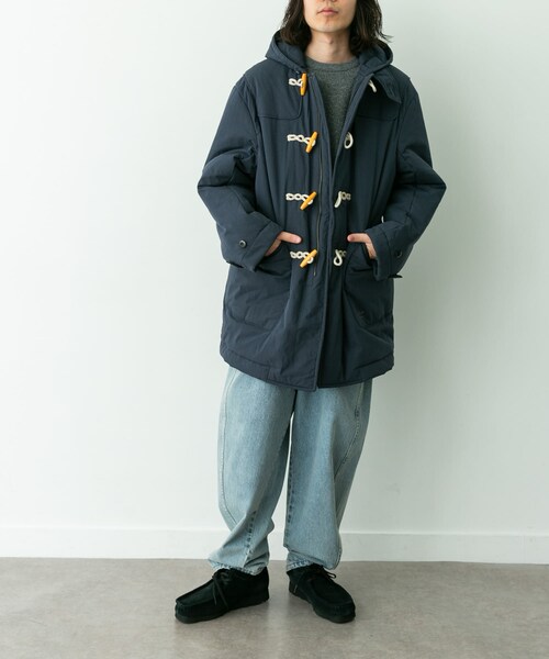 URBAN RESEARCH Sonny Label（アーバンリサーチサニーレーベル）の「ARMY TWILL　Cotton Nylon Duffel Coat（その他アウター・メンズ・NAVY/BLACK・M/L）」の16枚目の写真