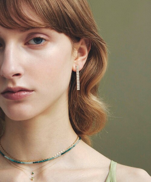 ROPE'(ロペ)の「【WEB限定】【les bonbon (ル ボンボン)】princess double pierce GD(ピアス(両耳用)・レディース・ゴールド・F)」の6枚目の写真