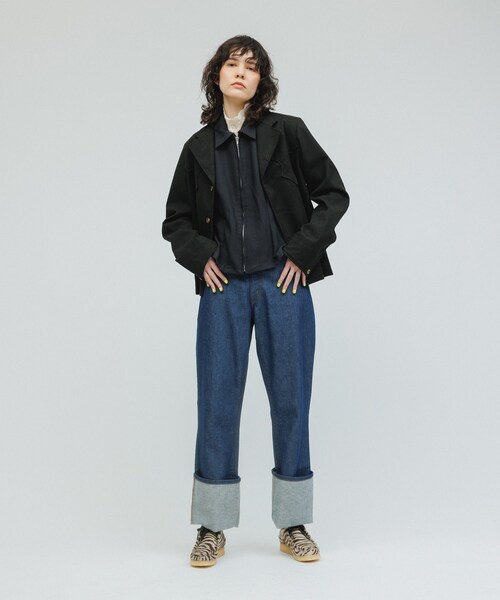 ADAM ET ROPE'(アダムエロペ)の「【CLARKS】WALLABEE BOOTS ZEBRA(モカシン/デッキシューズ・レディース・ホワイト系・36/37/38/39)」の12枚目の写真