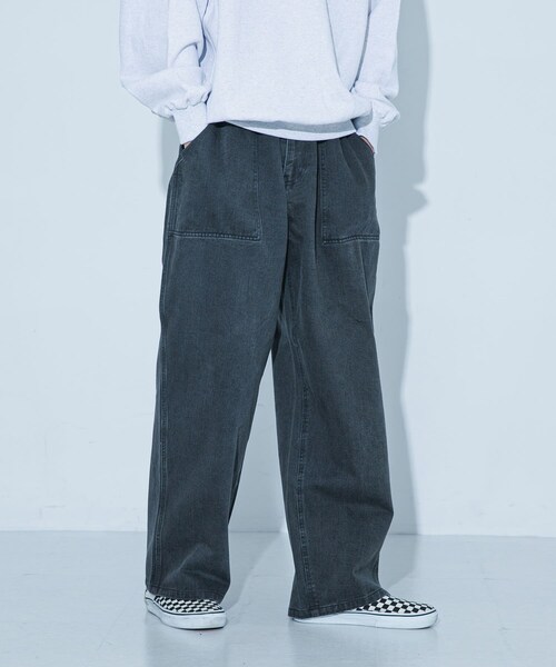 URBAN RESEARCH（アーバンリサーチ）の「LQQK Studio　JAM PANT（その他パンツ・メンズ・NAVY CAMO/WASHED BLK・M/L）」の4枚目の写真