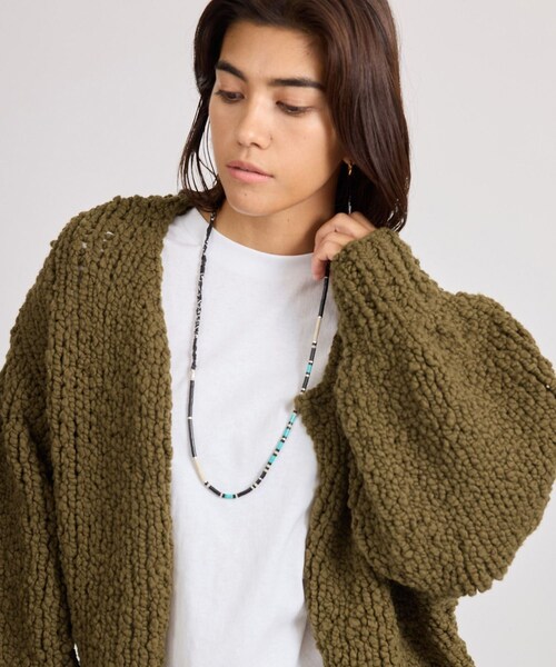 Saturdays NYC（サタデーズ ニューヨークシティ ）の「MIKIA x Saturdays NYC Bandana（ネックレス・レディース・ブラック/グリーン/レッド・F）」の18枚目の写真