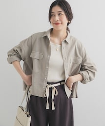 URBAN RESEARCH DOORS | デニムショート丈シャツ(シャツ/ブラウス)