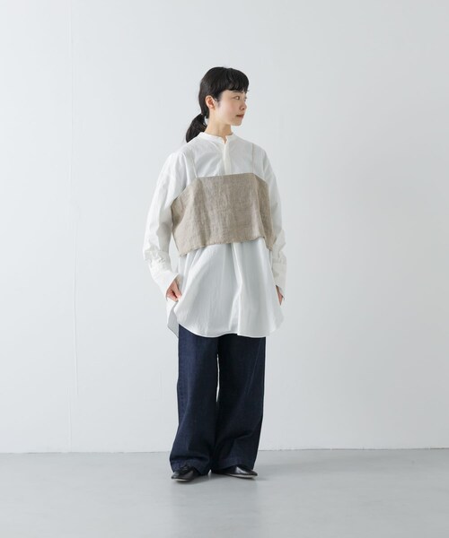 かぐれ（カグレ）の「セミウェットリネンキャミソール（その他トップス・レディース・NATURAL・Free）」の5枚目の写真
