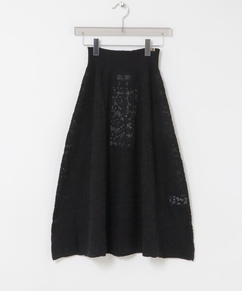 URBAN RESEARCH（アーバンリサーチ）の「extreme cashmere　kelly（スカート・レディース・SNOW/RAVEN・-）」の2枚目の写真