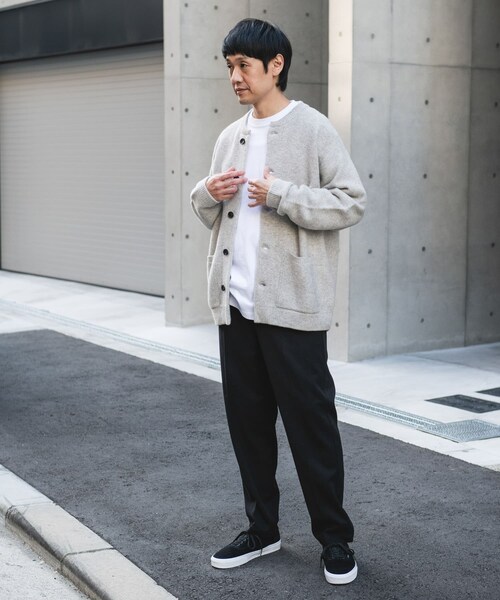URBAN RESEARCH DOORS（アーバンリサーチドアーズ）の「ウールライクテーパードトラウザー（その他パンツ・メンズ・GREIGE/BROWN/BLACK・S/M/L）」の8枚目の写真