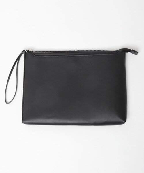 URBAN RESEARCH(アーバンリサーチ)の「PUレザークラッチバッグ(クラッチバッグ・メンズ・CHARCOAL/BLACK・FREE)」の4枚目の写真
