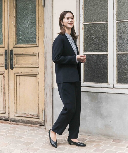 URBAN RESEARCH DOORS（アーバンリサーチドアーズ）の「ノーカラージャケット（その他アウター・レディース・NAVY/BLACK・Free）」の20枚目の写真