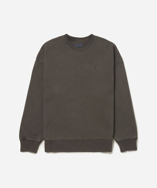 Saturdays NYC（サタデーズ ニューヨークシティ ）の「Ari Pigment Dyed Crew（スウェット・レディース・ブラック/オリーブ・L/M/S/XL/XS）」の7枚目の写真