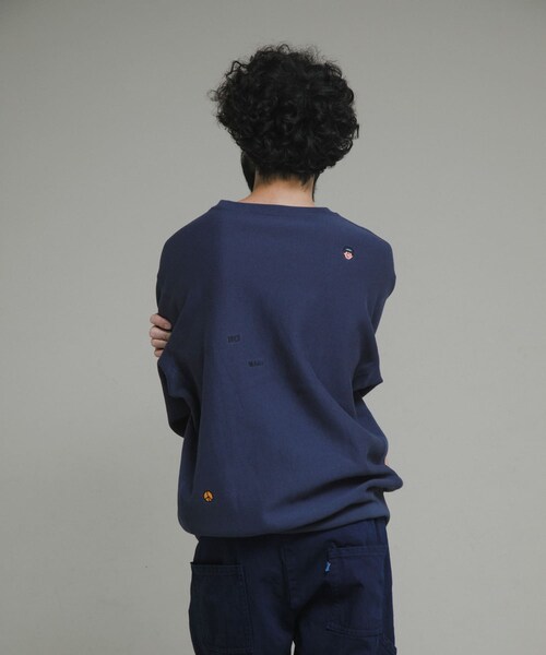 URBAN RESEARCH（アーバンリサーチ）の「『別注』LOWERCASE×Champion　LCリバースウィーブbyFACEOKA（スウェット・メンズ・レッド/シルバー/ブラック/ダークネイビー/オフブラック・M/L/XL/XXL）」の18枚目の写真