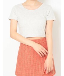 EVRIS | BASICシンプルショートTシャツ(Tシャツ/カットソー)