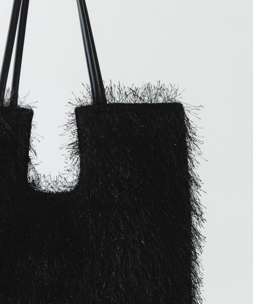 RODE SKO（ロデスコ）の「ヘアリートートバッグ（トートバッグ・レディース・BLACK/BEIGE/OLIVE・one）」の5枚目の写真