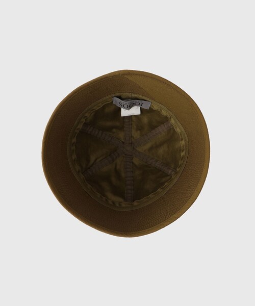 ADAM ET ROPE'（アダムエロペ）の「【THOUSANDS/サウザンズ】RUCKED SAILOR HAT（ハット・メンズ・ブラック/ホワイト/カーキ・L）」の8枚目の写真