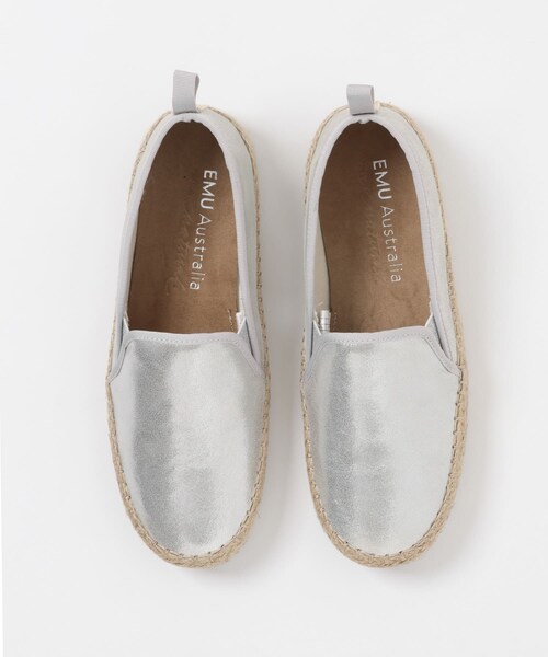 URBAN RESEARCH DOORS（アーバンリサーチドアーズ）の「EMU　GUM METALLIC（スリッポン・レディース・SILVER・23/24/25）」の4枚目の写真